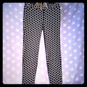 😺 Pants 2 for $15. WHBM pants w geometric print